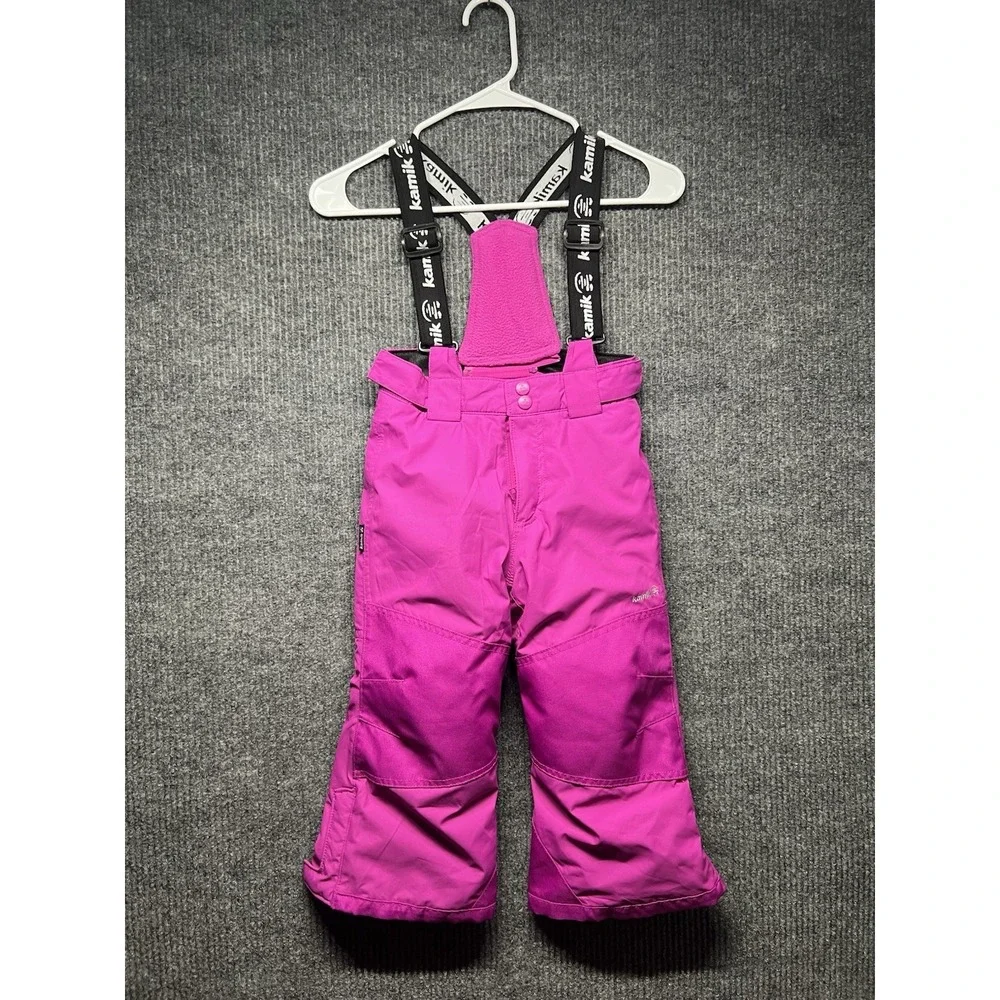 Kamik Harper Kids Pink Size 3-4 Insulated Snow Jacket And Pants‎ Bundle